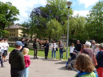 Piknik rodzinny w Lesie Łagiewnickim z okazji Dnia Matki i Dnia Dziecka, zorganizowany we współpracy z Fundacją Dzieciom Idziemy Razem oraz Strażą Miejską w Łodzi 26 maja 2019 r., <p>fot. S. Piskorski</p>